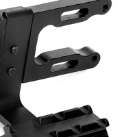 Support de viseur de tir à l'arc en alliage d'aluminium noir HT, réglable, compatible avec tous les rails de 20 mm pour arcs composés et classiques