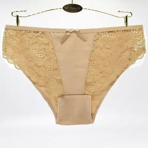 卸売 12枚パック 快適 レディース コットン レース パンティ 格安 カスタムロゴ ブリーフ 下着 女性 XL シームレス 通気性 - Product Image 5