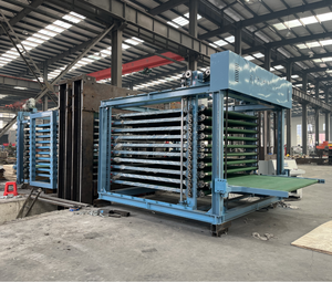 Automatische Sperrholz-Heiß <span class=keywords><strong>press</strong></span> maschine für Film-und Papier laminate Holzwerk stoff maschinen - Product Image 4