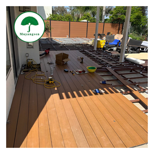 Revêtement de terrasse composite de deuxième génération, résistant aux UV, imperméable, à faible entretien, de qualité supérieure, co-extrudé WPC pour extérieur - Product Image 1