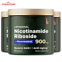 Capsules de Nicotinamide Riboside Liposomal NAD, complément de santé anti-âge pour stimuler l'énergie et l'immunité