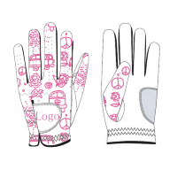 Nouveau design, logo personnalisé, gants de golf en cuir PU, main gauche ou droite, plusieurs couleurs, accessoires de golf en gros