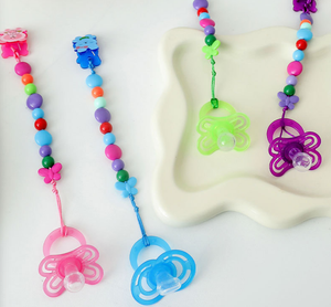 <span class=keywords><strong>Sucette</strong></span> en silicone de qualité alimentaire pour bébé, essentielle pour l'<span class=keywords><strong>allaitement</strong></span>, avec chaîne de <span class=keywords><strong>sucette</strong></span> et emballage sous blister - Product Image 5