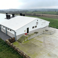 Granja Avícola Prefabricada con Diseño Moderno, Totalmente Automatizada y Ventilada con Túneles