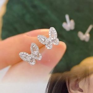 Pendientes de Mariposa con Diamantes de 0.26ct y Oro Puro de 18K Xinfly para Mujer - Product Image 2