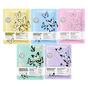 Masque facial en feuille OEM à la vitamine C et au collagène, hydratant, apaisant, anti-acné, nettoyant en profondeur - Product Image 6