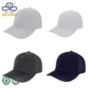 Toptan Performans Kraliyet Mavisi Lazer Kesim Delikli Nefes Alabilen 6 Panelli Beyzbol Şapkası Açık Hava Spor Giyimleri İçin - Product Image 2