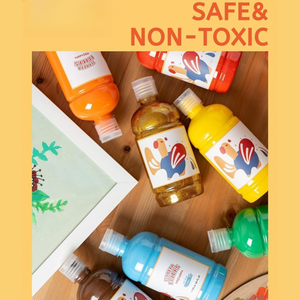 Vernice Tempera per bambini <span class=keywords><strong>12</strong></span> colori lavabile Tempera vernice per bambini Tempera Non tossico 500ml bottiglie regalo - Product Image 4