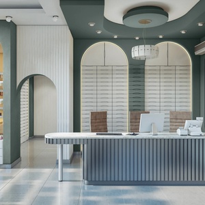 Bespoke Pharmacy Interior Design Service Modern Medical Store Shopfitting and Medicine Product Display Shelf - Product Image 1