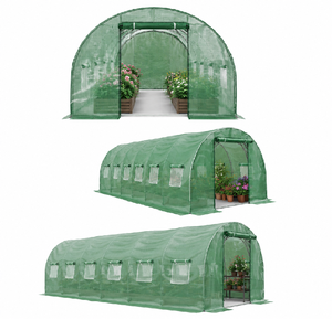 Abri de serre imperméable facile à assembler avec <span class=keywords><strong>grille</strong></span> en polyéthylène pour jardins - Product Image 5