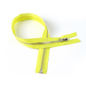 Chất Lượng Cao Zip Nhà Máy 5 # mở-End Vàng Răng Màu Băng Kim Loại Brass Dây Kéo Cho Quần Áo - Product Image 4