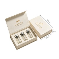 Coffret Cadeau Sérum Peptidique Personnalisé – Boîte d'Emballage Rigide de Luxe en Papier avec Insert pour Ampoules et Flacons Cosmétiques