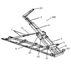 Support bibo pour camion à bras articulé avec pompe et structure de piston à roulement - Product Image 3