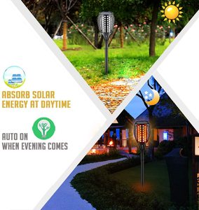 Outdoor Landscape Decoration Led Solar <strong>Garden</strong> Light Flickering Flame Solar <strong>Torches</strong> Light