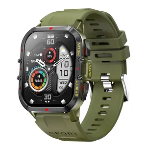 Smart watch heart rate and blood pressure monitoring three-proof outdoor Bluetooth call information push sports watch