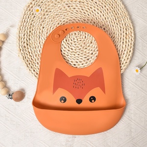 Babero de Silicona para Bebés, Diseño de Dibujos Animados, Tridimensional, Impermeable, Ultrasuave, Tamaño Grande, Babero para la Saliva - Product Image 6