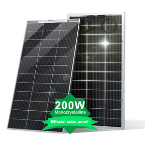 Bon prix Panneau solaire 150w 100w Panneau solaire <span class=keywords><strong>rigide</strong></span> bifacial 100w 120w 150w 200w Panneau solaire mono double verre pour système solaire - Product Image 1