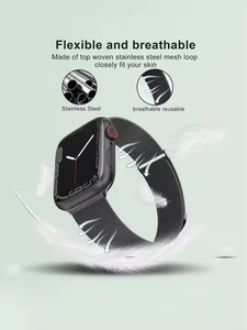 สายนาฬิกา <span class=keywords><strong>Milanese</strong></span> สำหรับ <span class=keywords><strong>iWatch</strong></span> รุ่น ULTRA SE 9 8 <span class=keywords><strong>7</strong></span> 6 5 4 3 2 1 38มม. 40มม. 41มม. 42มม. 44มม. 45มม. 49มม. - Product Image 4