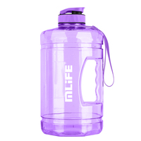 Bouteille d'eau sans BPA de 2 L (demi-gallon) pour le sport, la gym, portable, grande bouteille d'eau en plastique de qualité alimentaire pour le camping