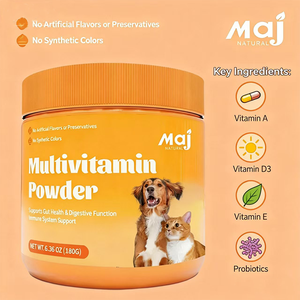 Compléments alimentaires pour la santé des animaux de compagnie, poudre multivitaminée 15-en-1, produits pour animaux de compagnie, multivitamines de qualité supérieure pour chiens et chats, nutrition animale, vitamines - Product Image 5