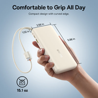 Éclairage extérieur 20000mAh 100W Charge rapide Double ports USB-C Chargeur portable pour smartphones/tablettes/ordinateurs portables - Camping Randonnée