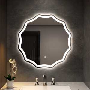 <span class=keywords><strong>Espejo</strong></span> de Baño Inteligente LED Redondo Moderno <span class=keywords><strong>y</strong></span> Personalizado para Baños <span class=keywords><strong>y</strong></span> Hoteles <span class=keywords><strong>con</strong></span> Iluminación de Tres Colores <span class=keywords><strong>y</strong></span> Marco Acrílico - Product Image 6