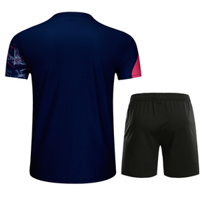 Goedkope Vlakte Badminton T-shirt Nieuwe Ontwerp Tennis Shorts Shirts Groothandel Sport Polo Jersey - Product Image 3