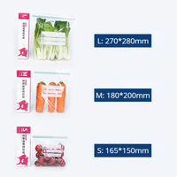 Sacs congelés réutilisables à double joint Ziplock pour le stockage des aliments Sacs pour l'emballage des aliments