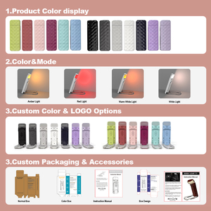 Lampe de lecture rechargeable par USB, lampe de lecture portable, lampe de lecture pour étudiants, lampe de lecture LED, lampe de lecture - Product Image 4