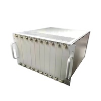 ZSTC C-BOX Fabrication sur mesure de boîtiers en tôle OEM, profilé aluminium 19 pouces 6U 5U 4U 3U avec poignée, subrack