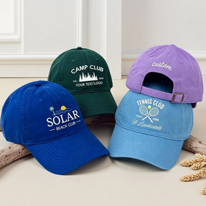Custom Logo Embroidery 6 Panel Dad Hats Curved Brim Solid Color 100% Cotton Plain Sports High Quality Sport <strong>Baseball</strong> <strong>Caps</strong> - Product Image 6