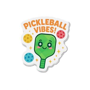 Aimant de pickleball amusant pour réfrigérateur et casier - Product Image 1