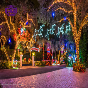 Lumières de Noël à motif croix de rue en LED 2D pour la décoration du centre-ville - Product Image 5