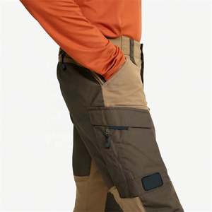 High Quality Lightweight <b>Men's</b> Cargo Pants for Outdoor Sports Custom Color Block Multi-Pockets Mid Waist OEM Service Available - Product Image 5