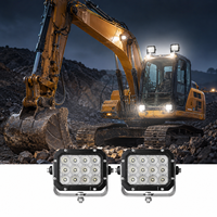 Éclairage industriel 12000LM 9-32V résistant aux chocs IP69K pour l'exploitation minière, adapté aux chariots élévateurs Tadano, Zoomlion, Hyster, Linde, Hangcha