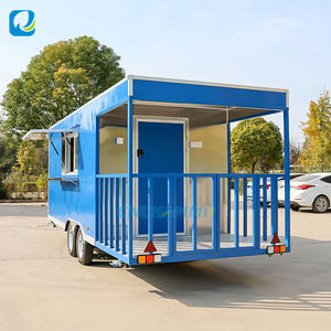 Camion de nourriture Pizza entièrement équipé Chammp remorque avec porche cuisine mobile barbecue chariot de nourriture café mobile <span class=keywords><strong>voiture</strong></span> de nourriture en vente - Product Image 4