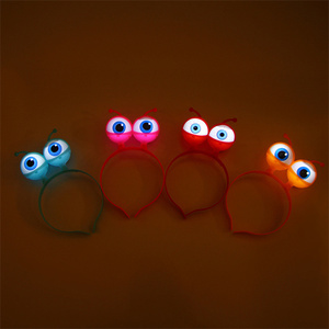 Diadema LED Mayorista con Antenas de Extraterrestre y Ojos Grandes, Luces Intermitentes de Marte para Fiesta de Halloween - Product Image 5