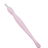 Ensemble de 12 pièces pour le nettoyage des cuticules en plastique, pousse-cuticules, ciseaux pour les doigts
