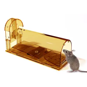 Kleine Mausefalle Smart Summer Produkte Ratten mäuse Köder Box Wieder verwendbare Live Multi Catch Kunststoff Indoor für Zuhause