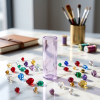 Embouts en verre en gros, 7 trous, matériau importé, couleur 10*25mm/10*30mm, embout de filtre en verre, accessoires pour fumer