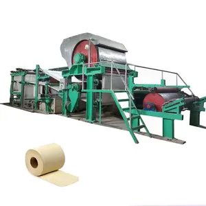 automatic small scale type 1092 mm 2-3tpd toilet paper roll rewinding machine with good price