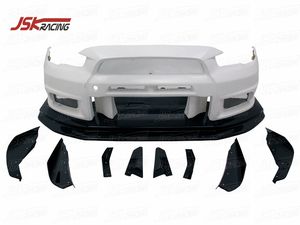 2009 VER VRS STIL HALB CARBON FASER BREITE KÖRPER KITS FÜR 2008-2015 MITSUBISHI EVOLUTION EVO 10 - Product Image 4