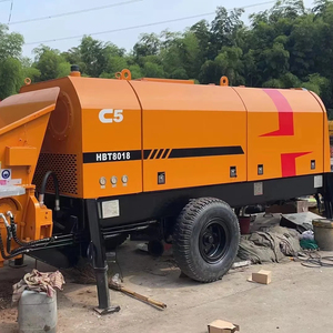 Camion malaxeur à béton HBT6013C-5 60, camion pompe automobile à vendre, pompe 8018, plus de 500 heures de fonctionnement, 2019, 1M 2M - Product Image 2