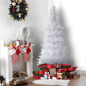 Árbol de Navidad Blanco de PVC de Alta Calidad para las Fiestas Familiares 2025 - Product Image 6
