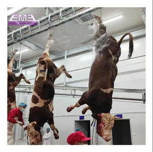 Ligne d'habillage d'abattoir de bovins <span class=keywords><strong>halal</strong></span> design moderne machines de <span class=keywords><strong>boucherie</strong></span> de bovins équipement d'abattoir de boeuf machine d'abattage de vaches - Product Image 1