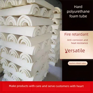 Moderno materiale isolante freddo PIR tubo di isolamento quadrato poliisocianurato schiuma foglio isolante termico conforme ASTM C591 - Product Image 2