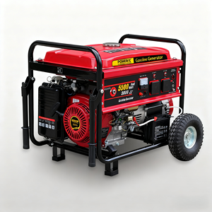5KW With Wheels <b>Generator</b> Full Copper Alternator AVR 4-Stroke 420cc Engine 25L Recoil Circuit Breaker - Product Image 5