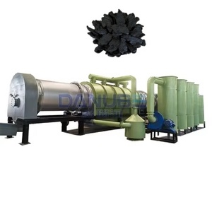 Four de carbonisation de coques de palmier à bas prix, ligne de production de charbon de bois pour barbecue - Product Image 1