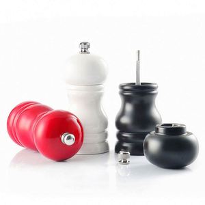 Christmas BBQ Meat Spice Tool PC Rubber Wood <b>Pepper</b> <b>Grinder</b> Ceramic Gravity Salt <b>Pepper</b> Mechanism Home Use Box Packed - Product Image 5