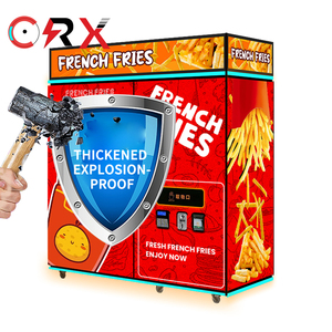 Fiesta patatas fritas Pizza máquina expendedora pantalla táctil automática patatas fritas pollo comida caliente máquina expendedora de autoservicio - Product Image 5